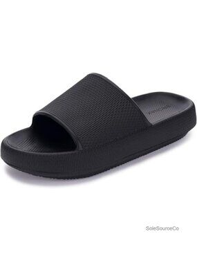 Cushioned Thick Sole Pillow Slippers Open Toe EVA Slide Sandals